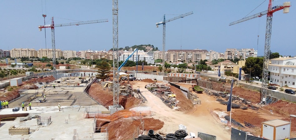 Aedas inicia las obras de una promoción con 155 pisos en Denia